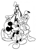 kolorowanki Goofy do wydruku malowanka Disney numer 11